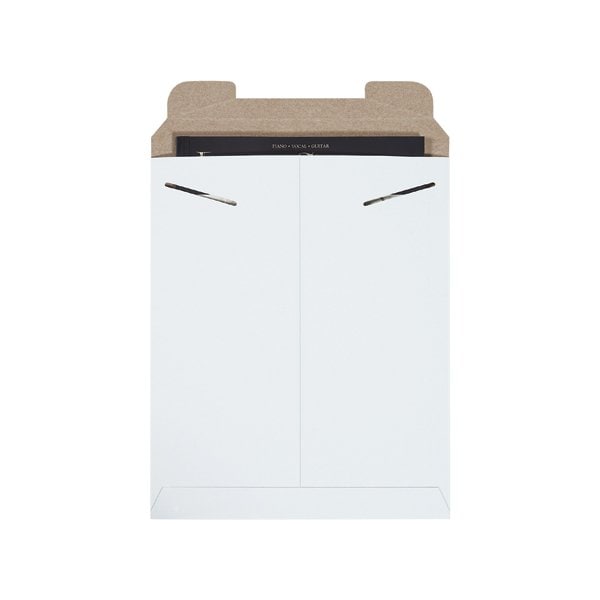 Bsc Preferred 11 x 13-1/2'' White Stayflats Mailers, 100PK BUY00017344 - main